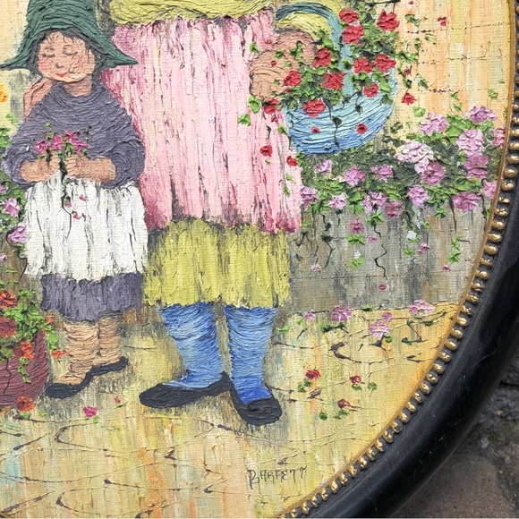 🌸Vintage Original Mildred Barrett Oil Painting - Picture 2 of 5
